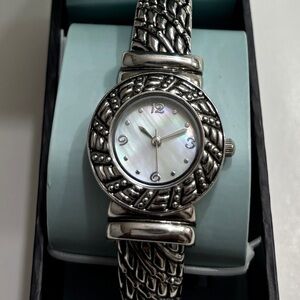 Women’s Silver Tone Bangle Watch - NEEDS BATTERIES